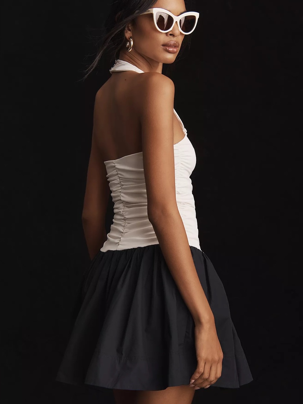 Anthropologie Maeve Halter Twofer Mini Dress - Picture 3 of 5